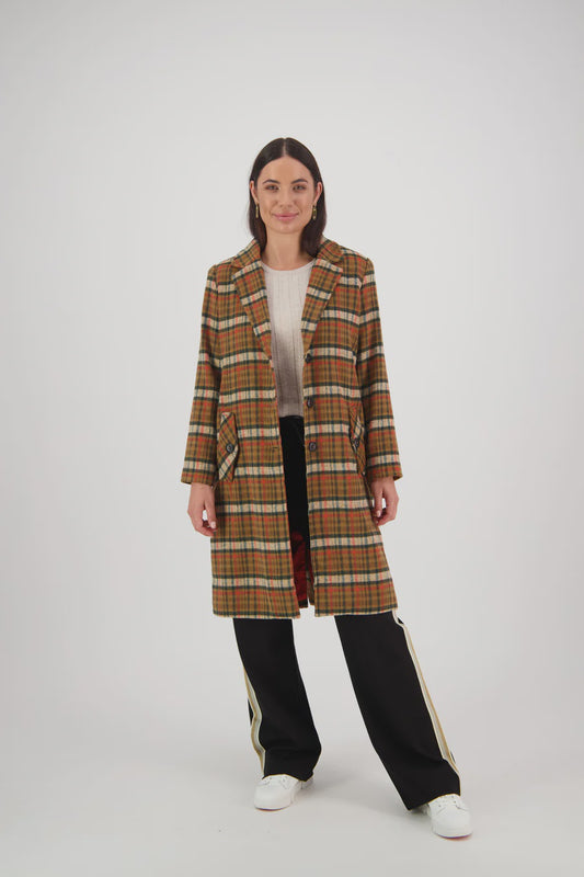 Long Line Winter Wool Coat