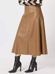 Brooke Vegan Leaather Skirt